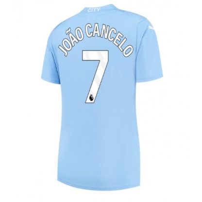 Ženski Nogometni dresi Manchester City Domači 2023-24 Kratek Rokav Joao Cancelo 7