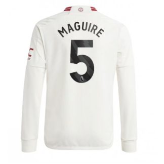 Moški Nogometni dresi Manchester United Tretji 2023-24 Dolgi Rokav Harry Maguire 5