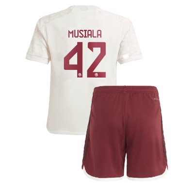 Otroški Nogometni dresi kompleti za otroke Bayern Munich Tretji 2023-24 Jamal Musiala 42