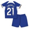 Otroški Nogometni dresi kompleti za otroke Chelsea Domači 2023-24 Ben Chilwell 21