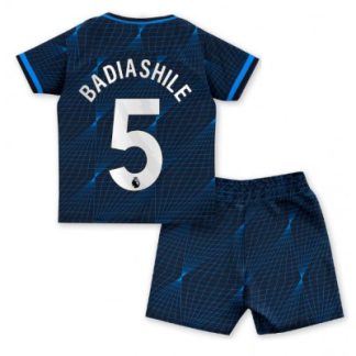 Otroški Nogometni dresi kompleti za otroke Chelsea Gostujoči 2023-2024 Benoit Badiashile 5