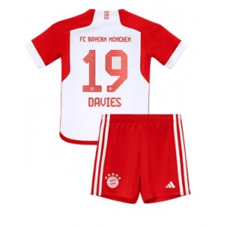 Otroški Nogometni dresi za otroke Bayern Munich Domači 2023 2024 tisk Alphonso Davies 19