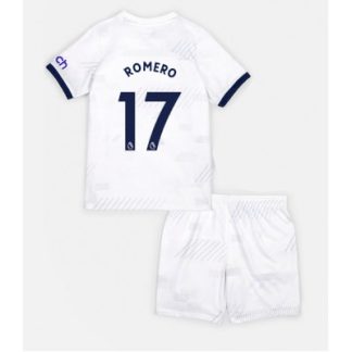 Otroški Nogometni dresi za otroke Tottenham Hotspur Domači 2023-24 Cristian Romero 17