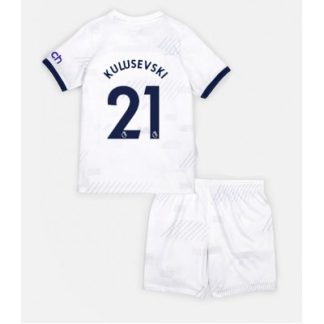 Otroški Nogometni dresi za otroke Tottenham Hotspur Domači 2023-24 Dejan Kulusevski 21
