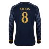 Poceni Moški Nogometni dresi Real Madrid Gostujoči 2023-24 Dolgi Rokav Toni Kroos 8