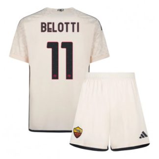 Andrea Belotti #11 Otroški Nogometni dresi kompleti AS Roma Gostujoči 2023 2024