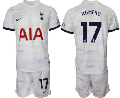 Cristian Romero 17 Moški Nogometni dresi Tottenham Hotspur Domači bela 2023 2024
