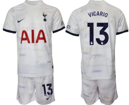 Guglielmo Vicario 13 Moški Nogometni dresi Tottenham Hotspur Domači bela 2023 2024