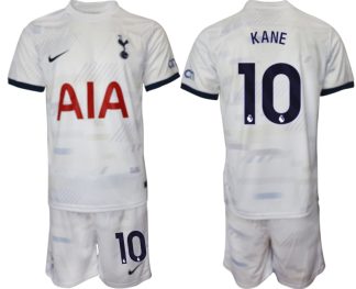Harry Kane 10 Moški Nogometni dresi Tottenham Hotspur Domači bela 2023 2024