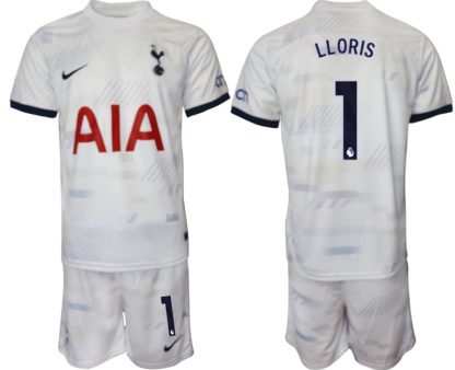 Hugo Lloris #1 Moški Nogometni dresi Tottenham Hotspur Domači bela 2023 2024