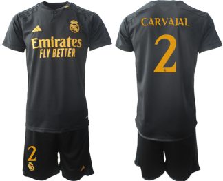 Moški Nogometni dresi kompleti Real Madrid Tretji 2023-24 Daniel Carvajal 2