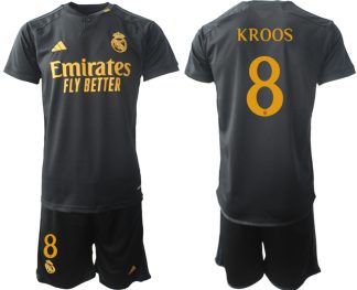 Moški Nogometni dresi kompleti Real Madrid Tretji 2023-24 Toni Kroos 8