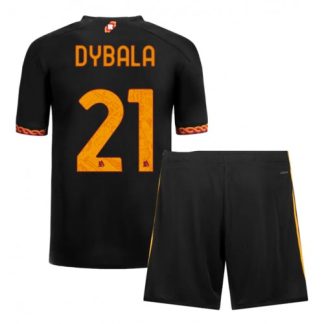 Paulo Dybala #21 Otroški Nogometni dresi kompleti AS Roma Tretji 2023 2024