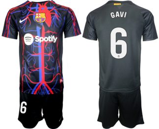 Moški Nogometni dresi kompleti Patta x FC Barcelona 2023-2024 Gavi 6