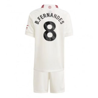 Otroški Nogometni dresi Manchester United Tretji 2023-24 Bruno Fernandes 8