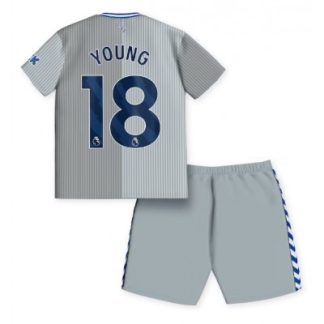 Poceni Otroški Nogometni dresi Everton Tretji 2023-2024 Ashley Young 18