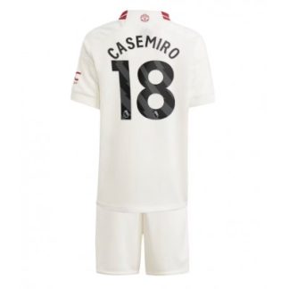 Poceni Otroški Nogometni dresi Manchester United Tretji 2023-24 Casemiro 18