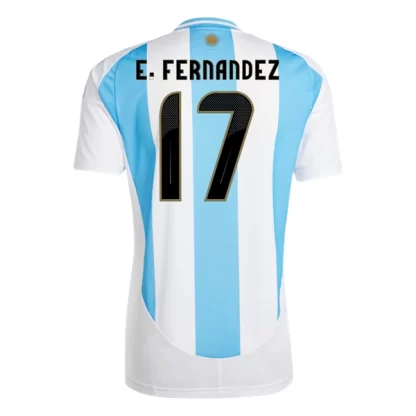 Moški Nogometni dresi Argentina Domači Copa America 2024 Enzo Fernández 17