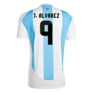Moški Nogometni dresi Argentina Domači Copa America 2024 Julian Alvarez 9