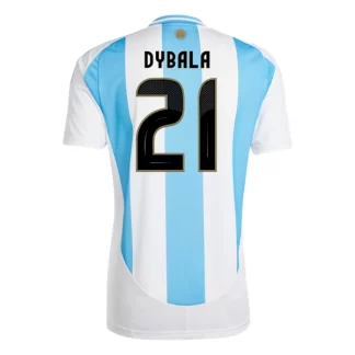 Moški Nogometni dresi Argentina Domači Copa America 2024 Paulo Dybala 21