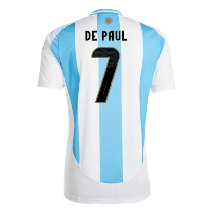 Moški Nogometni dresi Argentina Domači Copa America 2024 Rodrigo de Paul 7