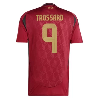 Moški Nogometni dresi Belgija Domači Euro 2024 Leandro Trossard 9