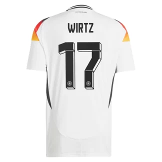 Moški Nogometni dresi Nemčija Domači Euro 2024 Kratek Rokav Florian Wirtz 17