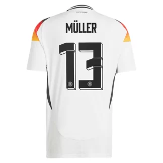 Moški Nogometni dresi Nemčija Domači Euro 2024 Kratek Rokav Thomas Muller 13