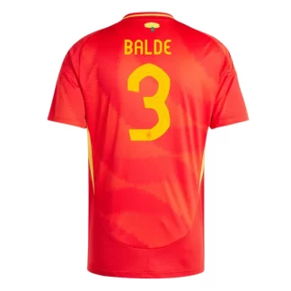 Moški Nogometni dresi Španija Domači Euro 2024 Alejandro Balde 3