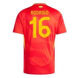 Moški Nogometni dresi Španija Domači Euro 2024 Rodri Hernandez 16