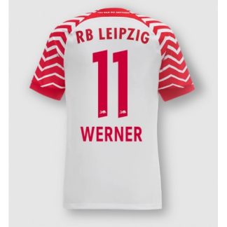 Poceni Moški Nogometni dresi RB Leipzig Domači 2023-2024 Timo Werner 11