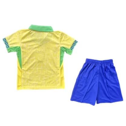 Poceni Otroški Nogometni dresi kompleti Brazilija Domači Copa America 2024-1