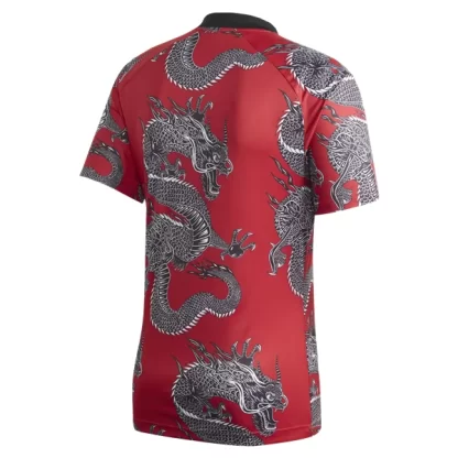 Nogometni dresi Manchester United Domači Year of the Dragon 2024-25 rdeča Kratek Rokav-1