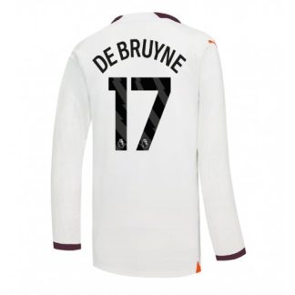 Nogometni dresi športni Manchester City Gostujoči 2023-24 z imenom Kevin De Bruyne 17