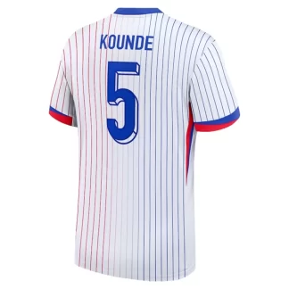 Nogometni dresi za nizko ceno Francija Gostujoči Euro 2024 z imenom Kounde 5