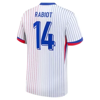 Nogometni dresi za trening Francija Gostujoči Euro 2024 z imenom Rabiot 14