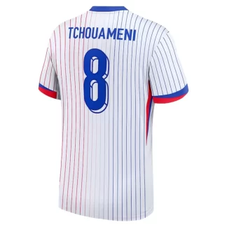 Poceni Nogometni dresi Francija Gostujoči Euro 2024 z imenom Tchouaméni 8