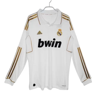 Retro Nogometni dresi Real Madrid Domači Dolgi Rokav 2011-12