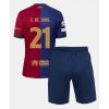 Otroške Nogometnih dresov Barcelona Domači 2024-25 Frenkie de Jong 21