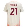Moški Nogometni dresi AS Roma Gostujoči 2024-25 bela Paulo Dybala 21