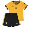 Otroške Nogometnih dresov Wolves Domači 2024-25 rumena črna