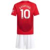 Otroški Nogometni dresi kompleti za otroke Manchester United Domači 2024-25 Marcus Rashford 10