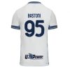 Poceni Moški Nogometni dresi Inter Milan Gostujoči 2024-25 bela Alessandro Bastoni 95