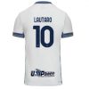 Poceni Moški Nogometni dresi Inter Milan Gostujoči 2024-25 bela Lautaro Martinez 10
