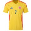 Moški Nogometni dresi reprezentance Kolumbija Domači Copa America 2024 Luis Diaz 7-1