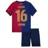 Otroške Nogometnih dresov Barcelona Domači 2024-25 Fermin Lopez 16