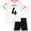 Otroški Nogometni dresi kompleti za otroke Liverpool Tretji 2024-2025 Virgil van Dijk 4