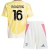 Otroški Nogometni dresi kompleti za otroke Juventus Gostujoči 2024-25 Weston McKennie 16