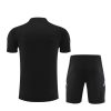 Moški Nemčija Sweatshirt Za Trening dresi kompleti Kratek Rokav 2024-25 Črna-1