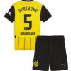 Otroški Nogometni dresi kompleti za otroke BVB Borussia Dortmund Domači 2024-25 Ramy Bensebaini 5